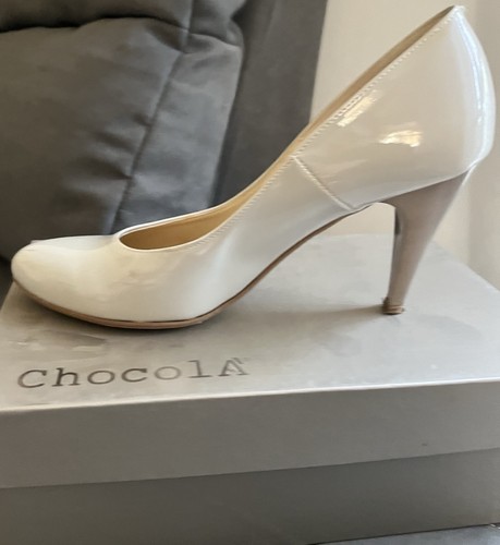 Scarpe bianche vernice - scarpe,