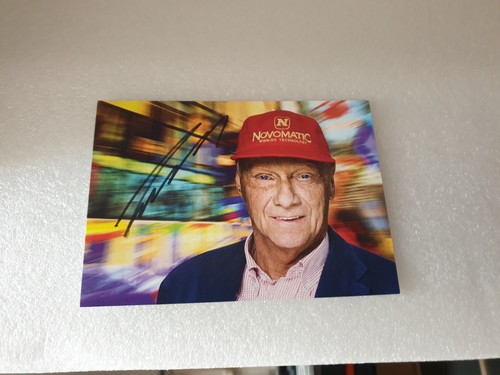 Carta niki lauda - carta, 10x15