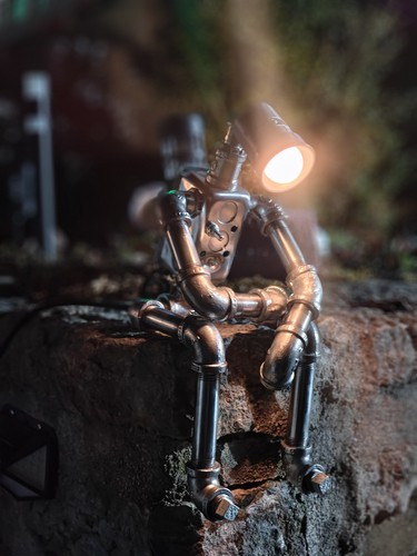 Luce steampunk unica - steampunk,