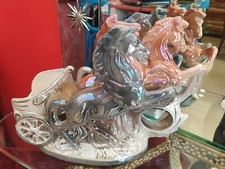 Statua Carro Con Cavalli In