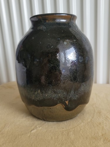 Ancien vase pot raku - ancien,