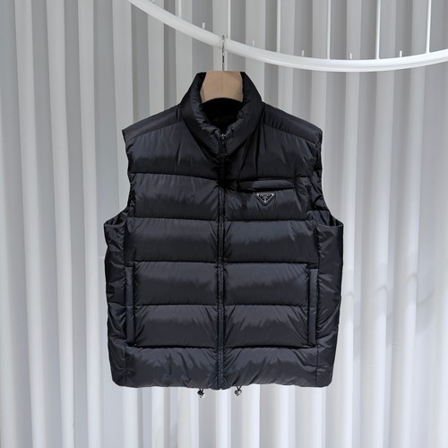 Prada gilet nylon avec - avec, logo