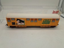 JOUEF 656500 FRET SNCF Carro chiuso a carrelli trasporti cavalli livrea giallo