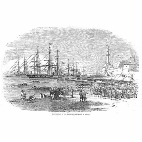 Italia imbarco del contingente - imbarco,