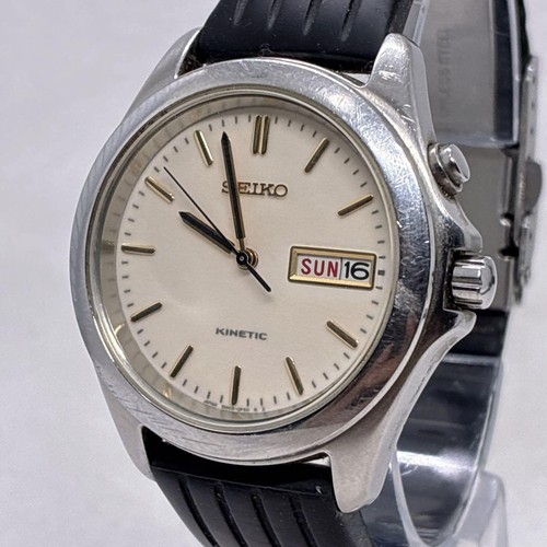Seiko kinetic 5m43 0e10 day - kinetic,