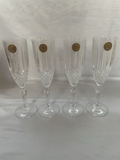 4 bicchieri cristallo