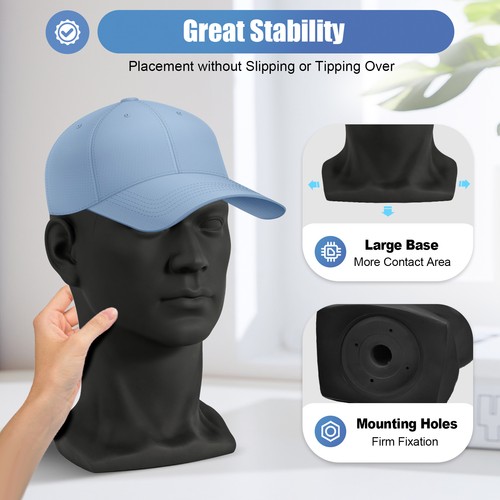 Testa modello uomo pvc - testa,