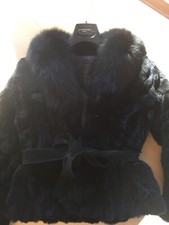 pelliccia nera taglia S, nuova senza cartellino