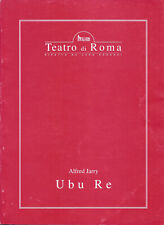 UBU RE ALFRED JARRY LUCA RONCONI LIBRO EDIZ ITA TEATRO DI ROMA USATO ML3 86045