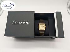 Orologio Citizen CQ quarzo in acciaio laminato oro
