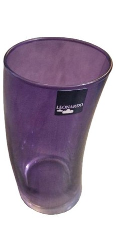 Leonardo vaso vetro viola - leonardo,
