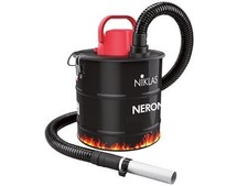 ASPIRACENERE NIKLAS NERONE A MOTORE 1000W DA 18 LT STUFE A LEGNA PELLET CAMINO