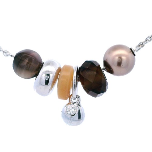 Collana fossil argento - collana,
