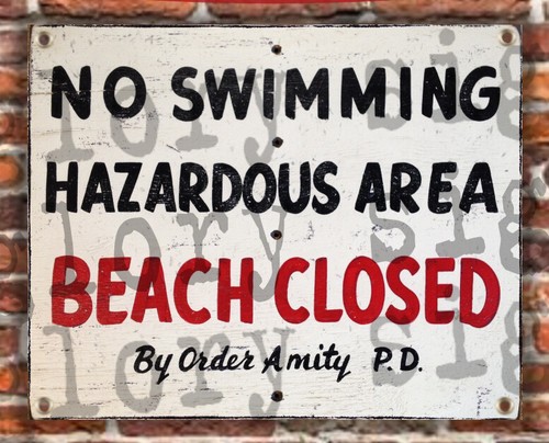 Jaws beach chiuso amity island - jaws,