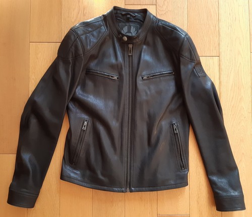 Giacca pelle belstaff biker - belstaff,