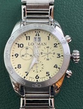 LOCMAN ISOLA D'ELBA  TITANIO CRONOGRAFO AL QUARZO . COME NUOVO .