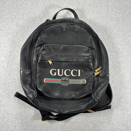 Gucci zaino pelle nero - zaino,