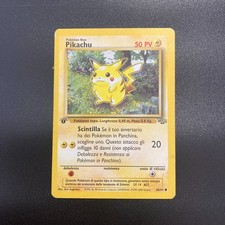 Pokemon Card Pikachu 1a EDIZIONE 60/64 Jungle ITA italiano good GD vintage
