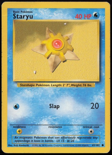 Pokemon tcg staryu 102 - pokemon,