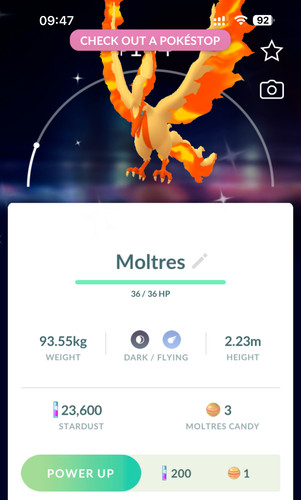 Shiny galarian moltres - , p