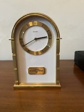 Pendolo da Tavolo Quarzo Ottone Massiccio Oro - Swiza