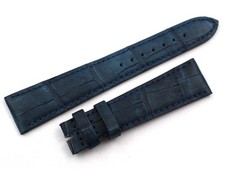 Avio Blue Crocodile Leather