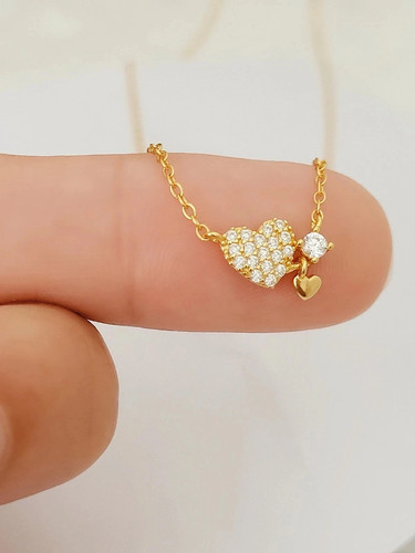 Collana donna cuore - , taglio