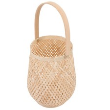 Porta Candele Lanterna Bambù Arredamento Retrò Lanterne Decorative Candela
