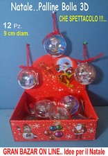 PALLINE NATALE DECORATE BOLLA