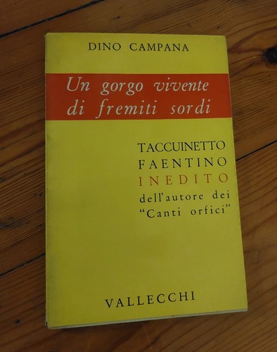 Dino campana taccuinetto - campana,
