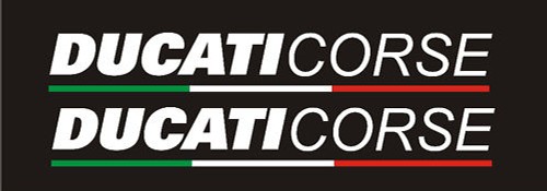 Adesivi ducati corse - adesivi,