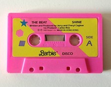 BARBIE Cassetta DISCO Musicassetta Vintage Anni 80 1989 The Beat Shine Jammin 