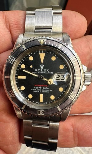 Rolex red submariner mk4 - red,