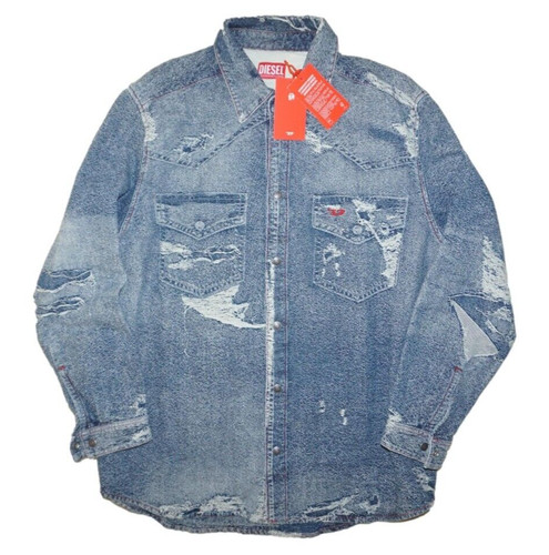 Giacca camicia denim diesel - camicia,