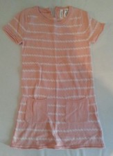 L.O.G.G. LOTTO 220B BIMBA BAMBINA VESTITO ABITO ROSA BIANCO 4/6 ANNI