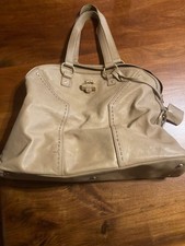 Borsa a mano Yves Saint Laurent  in pelle beige oro buona