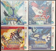 Pokemon X + Y + Rubino Omega + Zaffiro Alpha (EAU) - Nintendo 3DS sigillato in fabbrica