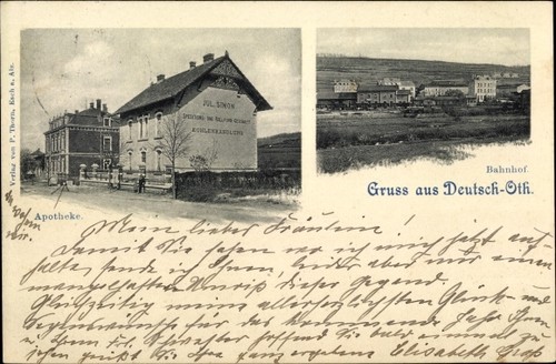 Cartolina audun tiche - cartolina, le