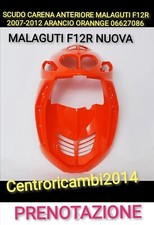 SCUDO CARENA ANTERIORE MALAGUTI F12R 2007-2012 ARANCIO ORANGE  NUOVA 06627086