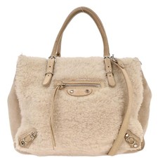 Balenciaga beige mouton papier - mouton,