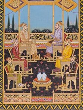 Dipinto a mano Mughal