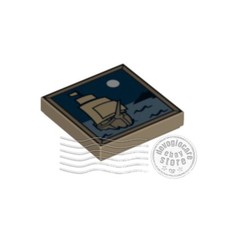1x LEGO 3068pb0408 Piatto