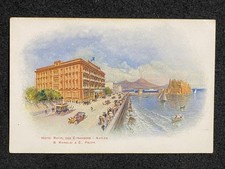Cartolina antica Napoli Italia