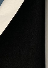 ROTOLO TESSUTO MOQUETTE ADESIVA LISCIA NERA 100x150cm 1,5 x 1 METRO TAGLIO UNICO