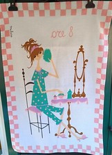 Vintage Tovaglietta da tè Milvia per Zucchi Anni 60 ore 8