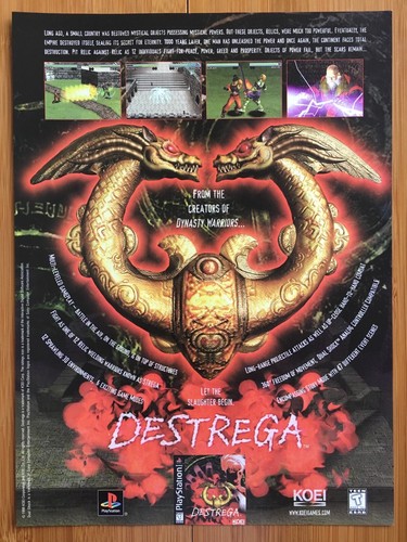 Destrega ps1 playstation 1999 - destrega,