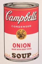 Andy Warhol "Dopo" - Zuppa Campbell's  - Serigrafia - 40 x 60 cm - Pop art.