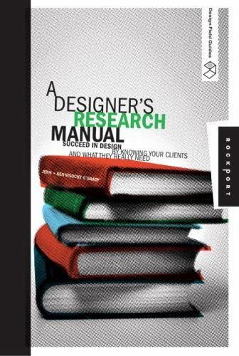 Designer research manual - designer's,