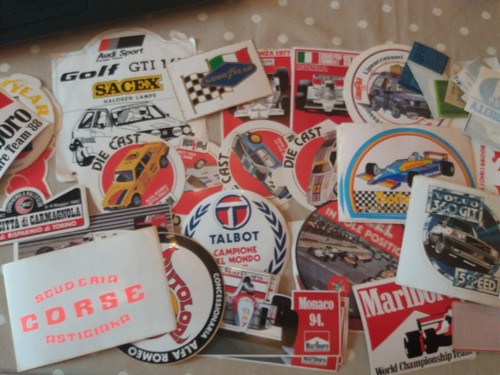 Adesivi vintage anni 80 - -,