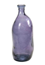 VASO ARREDO BOTTIGLIA FIORI CENTROTAVOLA LIVING CLASSICO MODERNO COBALTO 36*15cm